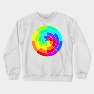 Colourful Rainbow Circle Crewneck Sweatshirt